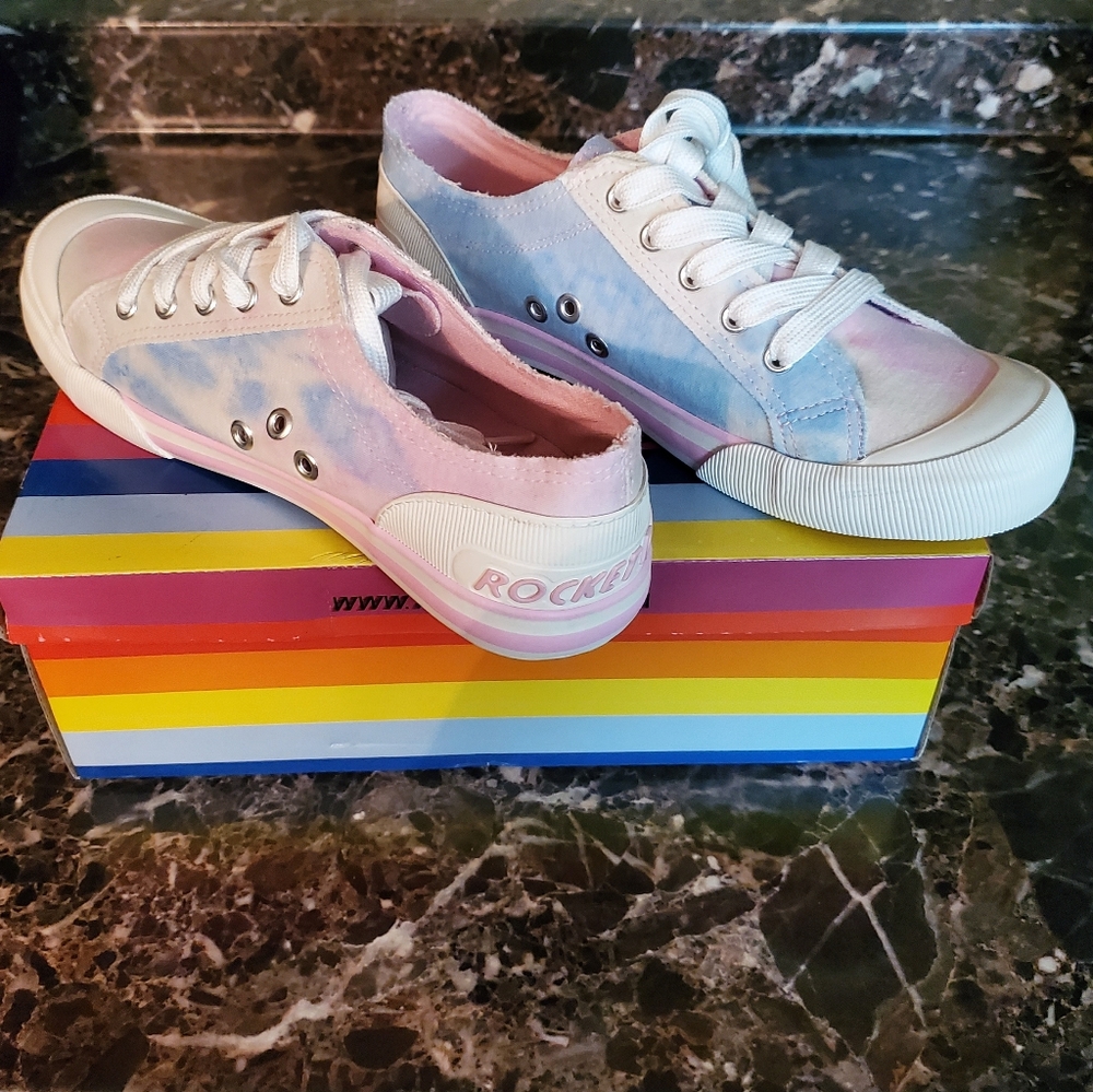 Rocket Dog Light Wash Tie Dye Sneakers